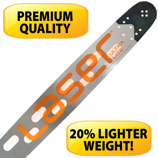 41117 Laser 20" Ultra Lite Sprocket Nose Bar 3/8" Pitch .050 Gauge | DRMower.ca