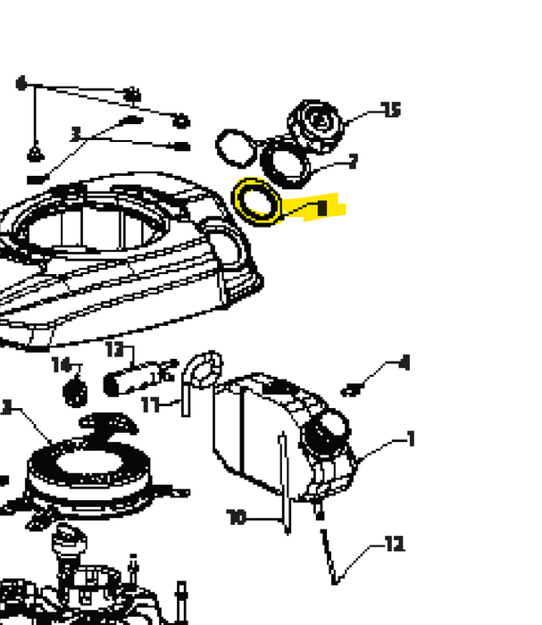 731-08133 MTD Craftsman Fuel Tank Grommet